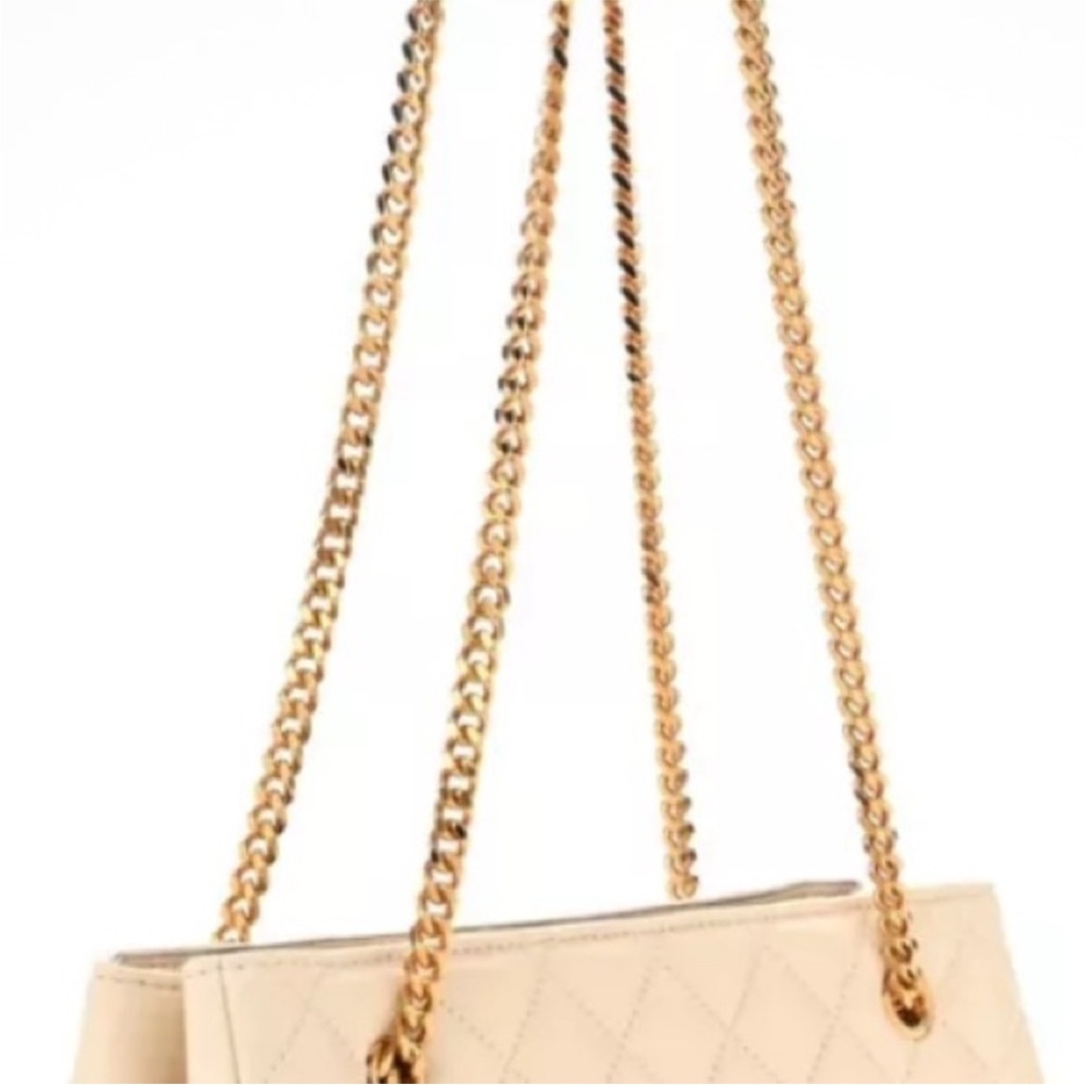 Versace Medusa Lambskin Quilted Tote with Gold Chain - Picture 8 of 12